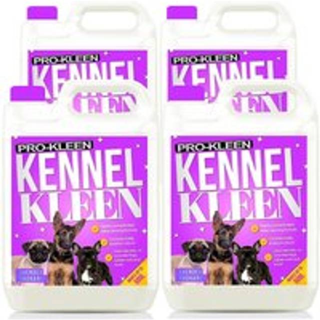 Kennel Disinfectant, Cleaner, Sanitiser & Deodoriser 4 x 5L - Lavender - Clear - One Size