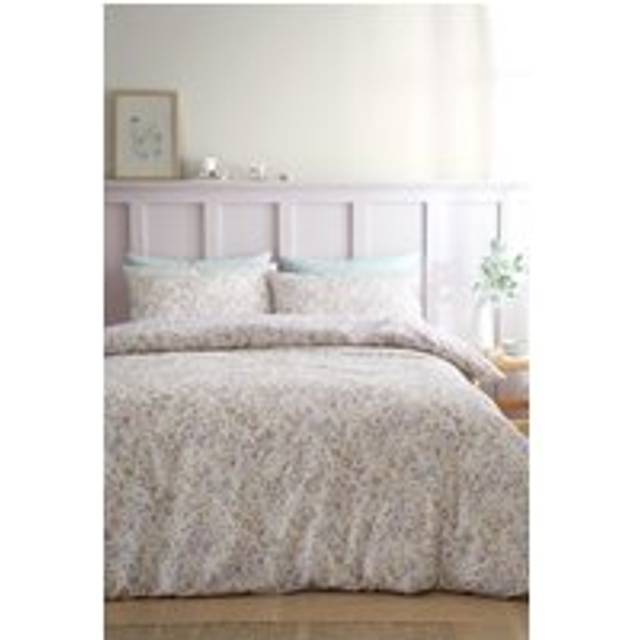 Bianca Ditsy Floral Reversible Duvet Cover Bedding Set Lilac - Purple