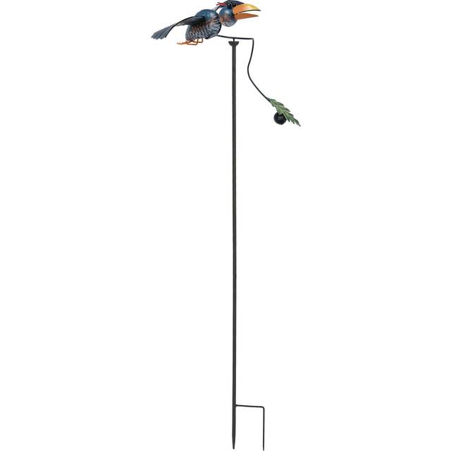 Continental Art Center 19980 Rustic Kinetic Metal Spinning Single Toucan Stake
