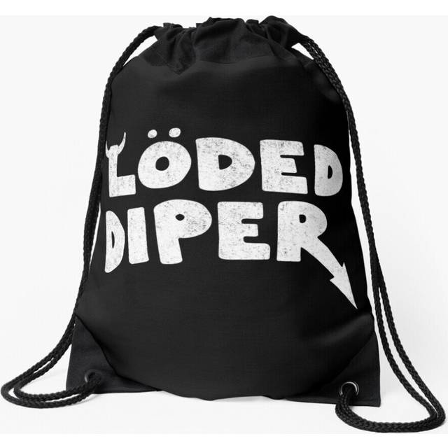 Drawstring Bag Loded Diaper Sport Gym Shoe Backpack