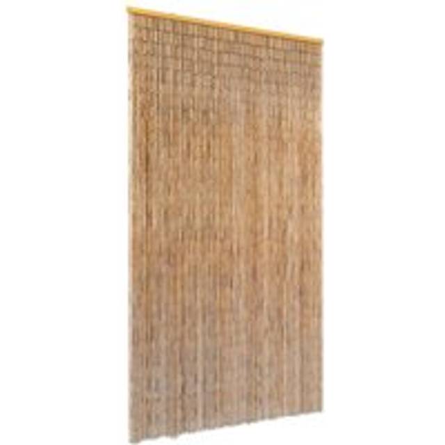 Insect Door Curtain Bamboo 100x220 cm - Brown - One Size