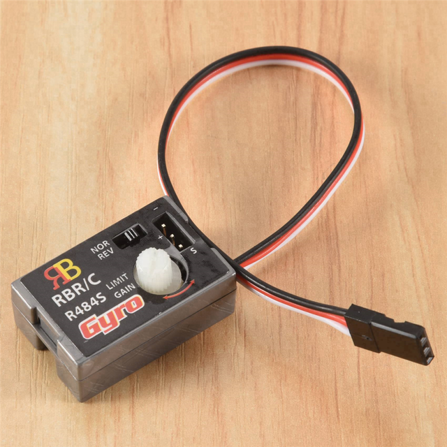 10X Mini Gyro Gyroscope for D12 1/10 RC Car Drift Racing Steering Output Integrated Compact Light-Weight Design