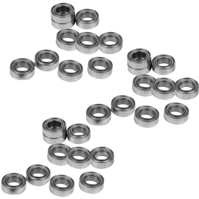 30Pcs Miniature Sealed Metal Shielded Metric Ball Bearing Model: MR95-ZZ 5X9X3mm