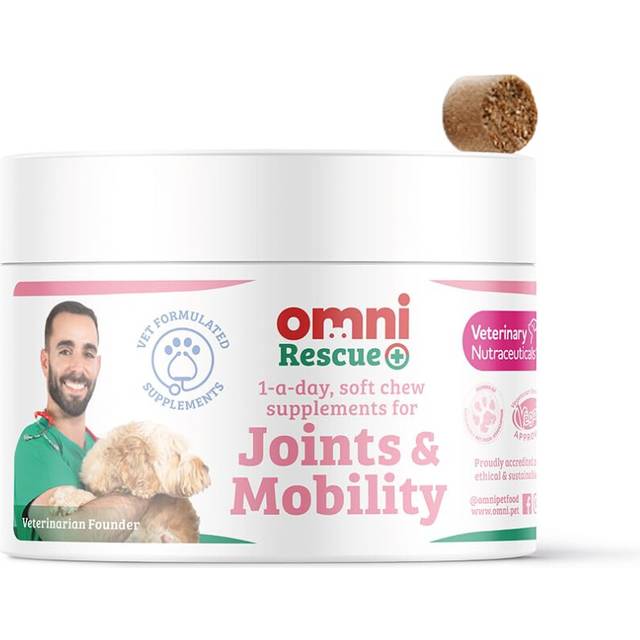 Omni Joint Supplements for Dogs - One-a-Day Dog Chew for Joints and Mobility - Vet Grade Potency with Hyaluronic Acid, Glucosamine and Chondroitin,