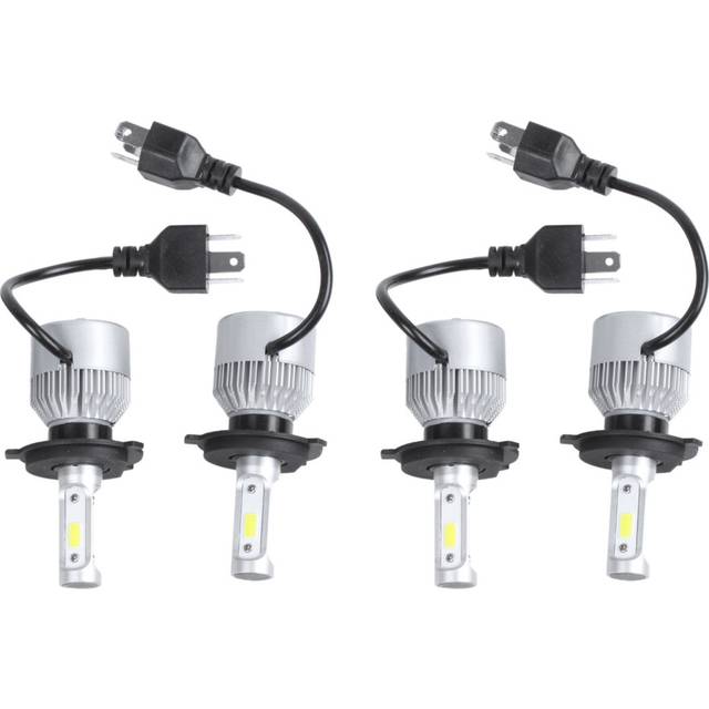 4 x S2 H4 72W 8000LM Led Headlight Car Hi/Lo Beam Auto Bulbs 6000K White