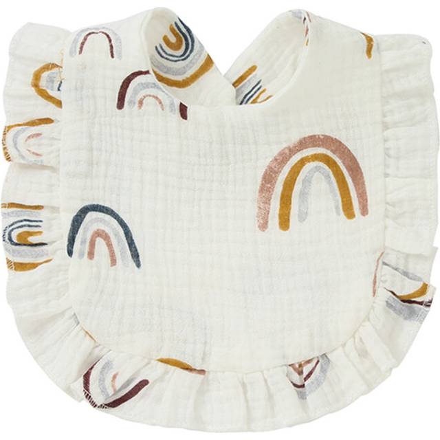 (17, One Size) Newborn Bibs Infant Burp Cloths Baby Stuff Feeding Drool Bandana Saliva Towel Toddler Ruffle Floral Bib Baby Accessories
