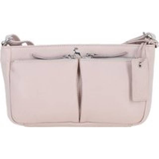 Womens 'Iverness' Real Leather Crossbody Bag - Blue - One Size