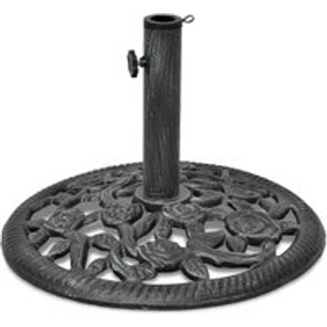 Umbrella Base Cast Iron 12 kg 48 cm - Green - One Size