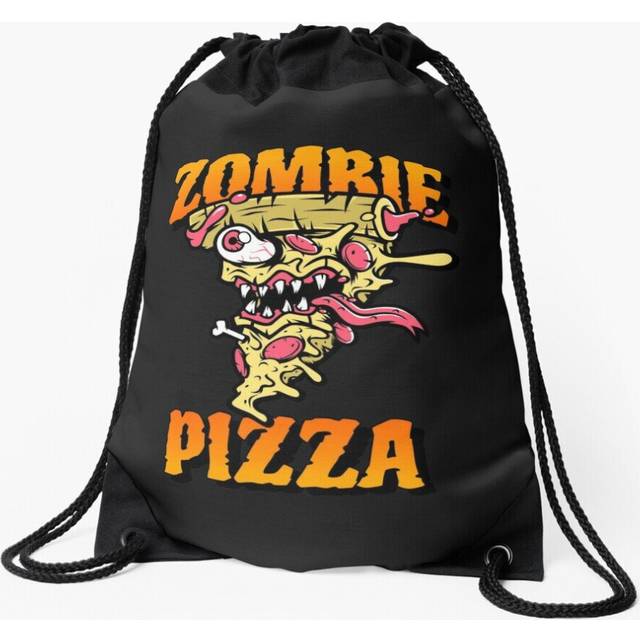 Drawstring Bag The special zombie pizza Sport Gym Shoe Backpack