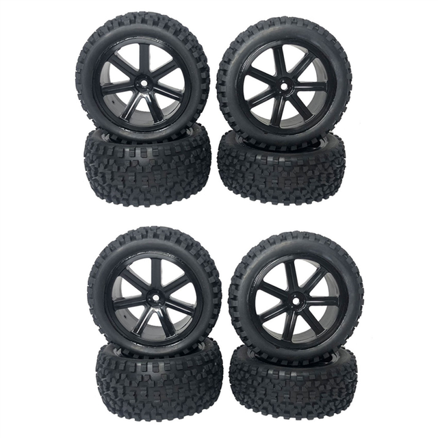 8Pcs Large Tires Widening Wheel for 144001 144010 124019 124018 124017 12428 1/12 1/14 RC Car Upgrade Parts