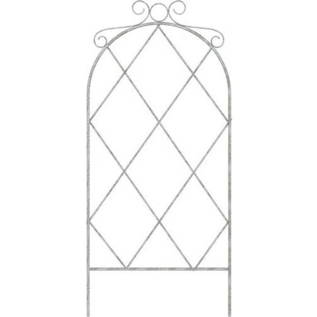 Panacea 7506900 36 x 10 x 0.5 in. Steel Pot Trellis  White