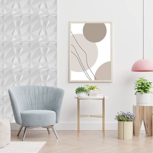 (White, Set of 12) Decorative 3D Wall Panels (50cm x 50cm) Diamond Design PVC Cladding Panel