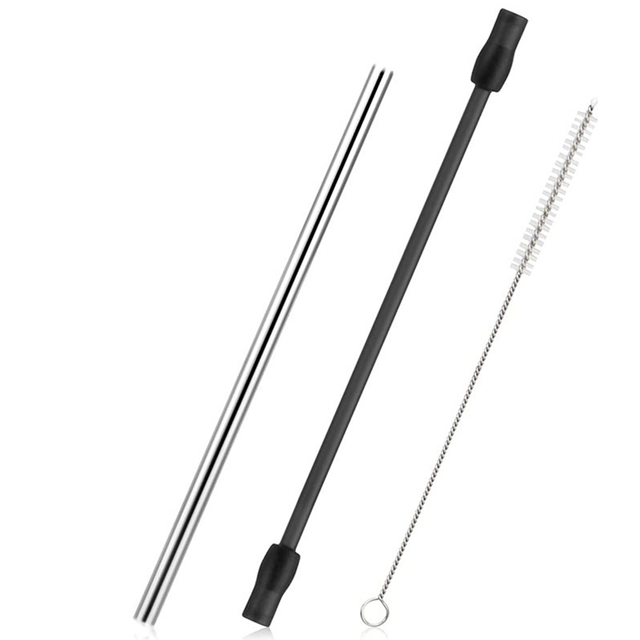 Coffee Machine Stainless Steel Milk Pipe and Cleaning Brush Accessory Set Tube Brushes