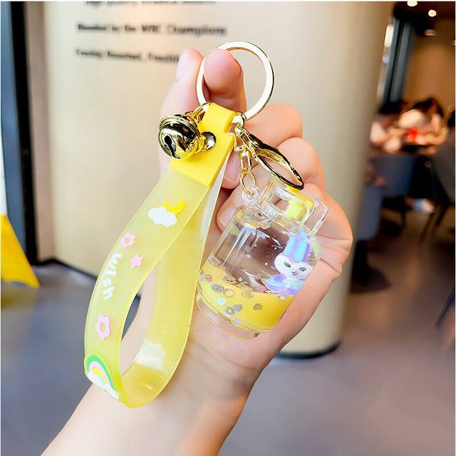 (StyleH) Cute Drift Bottle Keychain Gas Can Design Ideal Gift For Friends And Family