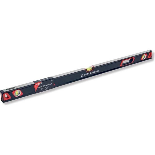 Spear & Jackson SL1200 Spirit Level, Blue/Red, 1200 mm (48 Inch)