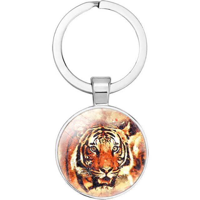 (06) Fashionable Design Tiger Keychain Suitable For Colleagues Friends And Family