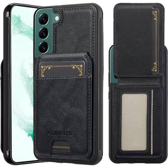(Black) Compatible with Samsung Galaxy A15 4g/5g Case 2 In 1 Detachable Wallet Case Slot Photo Frame Rfid Shielding