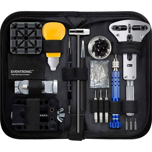 Watch Repair Kit, Professional Spring Bar Tool Kit, Watch Band Link Pin Tool Kit with Carrying Case