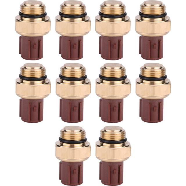 10X Radiator Coolant Fan Water Temperature Sensor Switch Replacement Car Accessories for 37760-P00-003