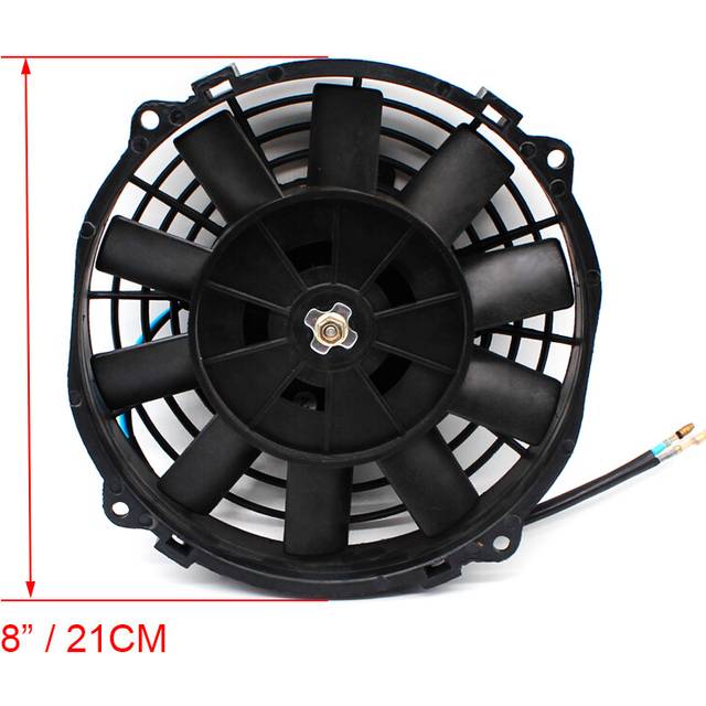 (120W 8inch) LBQ DEFT 80W 120W Universal 8/10/12/14Inch Motor Engine Radiator Oil Cooler