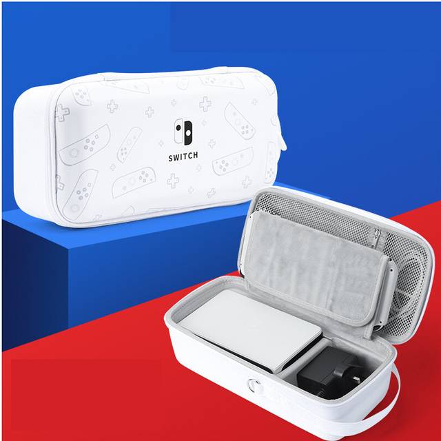 (white joycon) for zelda Switch OLED Handheld Storage Bag Protective Travel Pouch Carrying Case Scarlet and Violet for NS Nintendo Switch