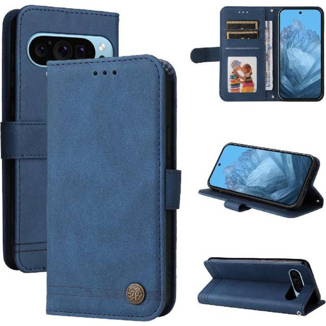 (Blue) Case for Google Pixel 9 Pro Protective Cover