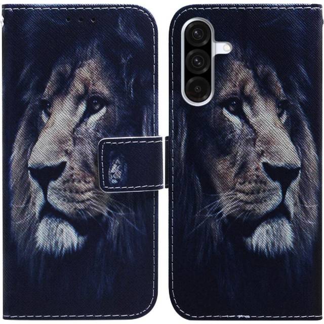 (C6) Flip Case for Samsung Galaxy A36 5g Pu Leather Wallet Painted Card Slots Magnetic Closure