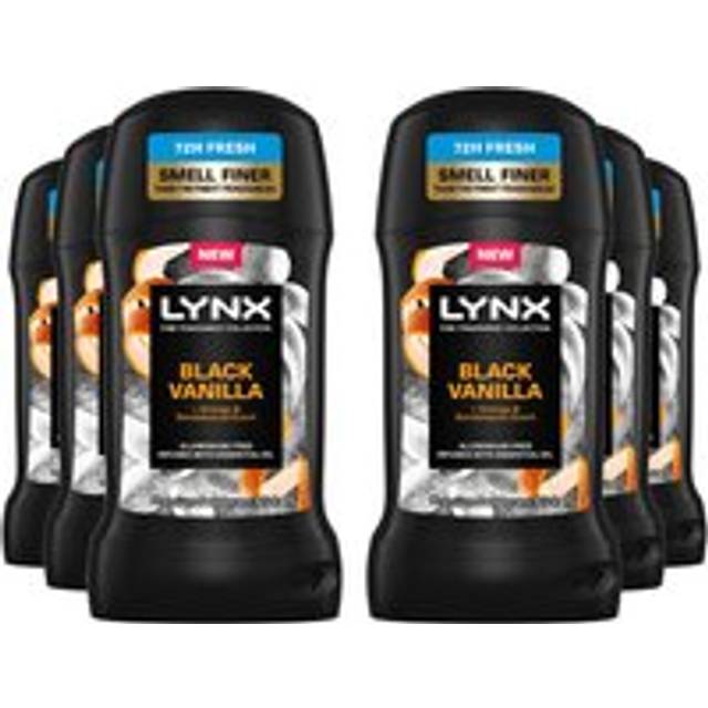 Lynx Deodorant Stick Black Vanilla with 72Hrs Freshness 50ml, 3 Pack