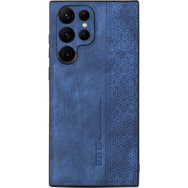 For Samsung S24 men and women European and American retro three-dimensional mobile phone case - Blue