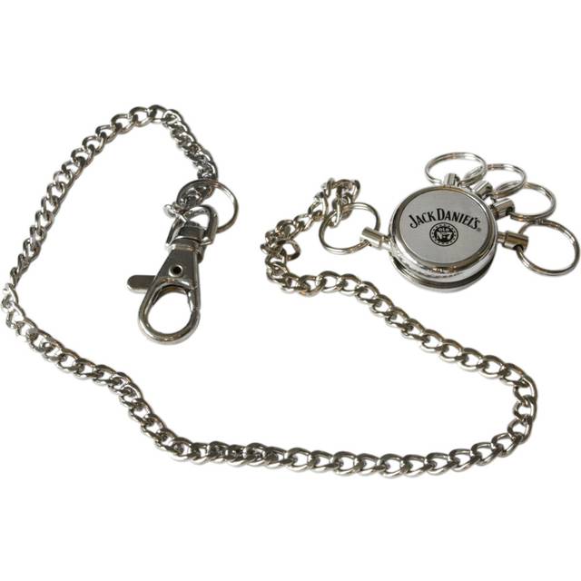 J.D. Keyring With Long Chain Hooks On Belt
