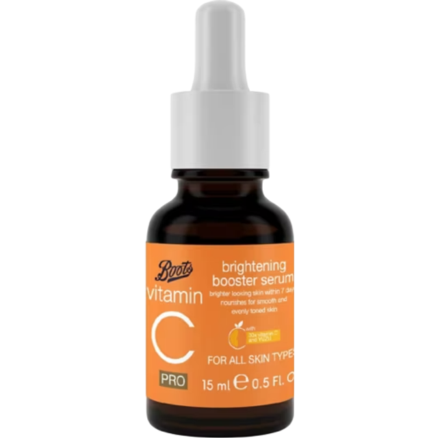 Boots Vitamin C PRO Brightening Booster Serum 15ml