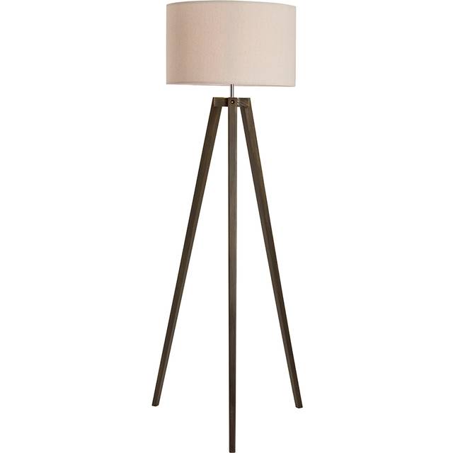Very Home Keeley Wooden Tripod Floor Lamp - Natural