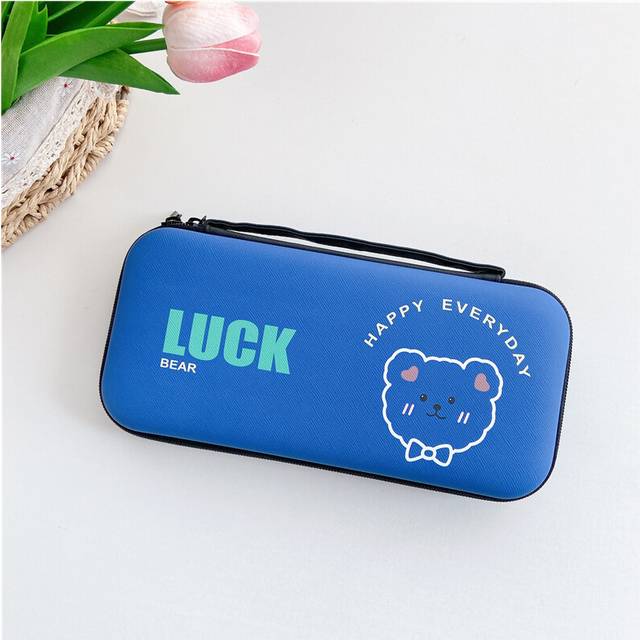 (2404-03) Cute Cartoon Anime Storage Bag For Nintendo Switch Oled Game Console Box Travel Carrying Handbag JonCon Protective Cover