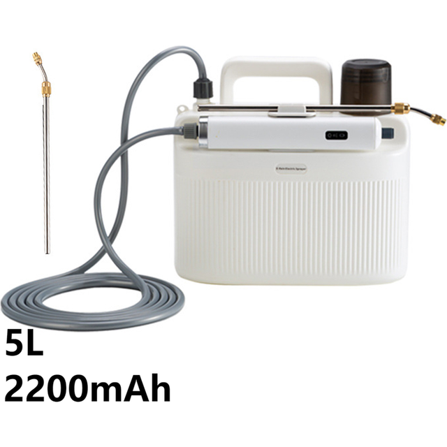 (Set D) Shoulder-Type Electric Pesticide Sprayer 5L/8L 1800mAh/ Spray Garden Power Tool Comes With Bucket USB Charging