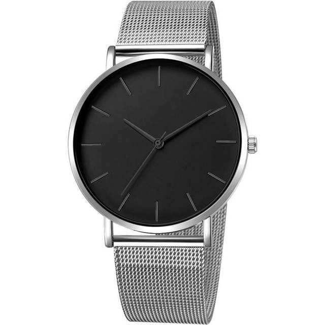 (5) Women Watch Rose Gold Femme 2021 Women&apos;s Mesh Belt ultra-thin Fashion Luxury Wrist Watches