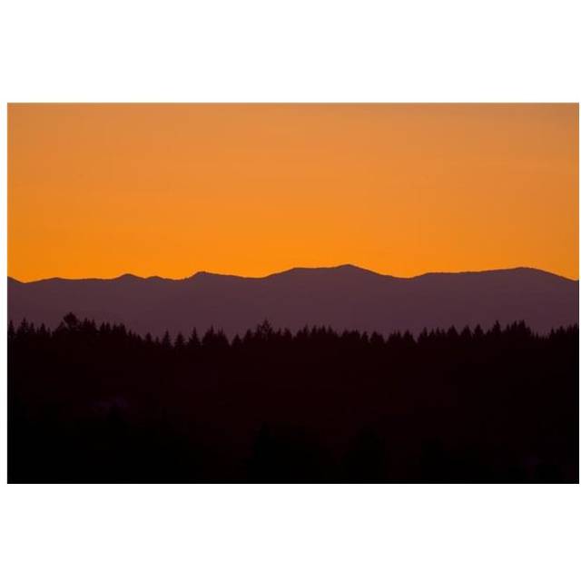 Sunrise As Seen from Mt. Scott Willamette Valley Oregon USA Poster Print by Craig Tuttle, 17 x 11