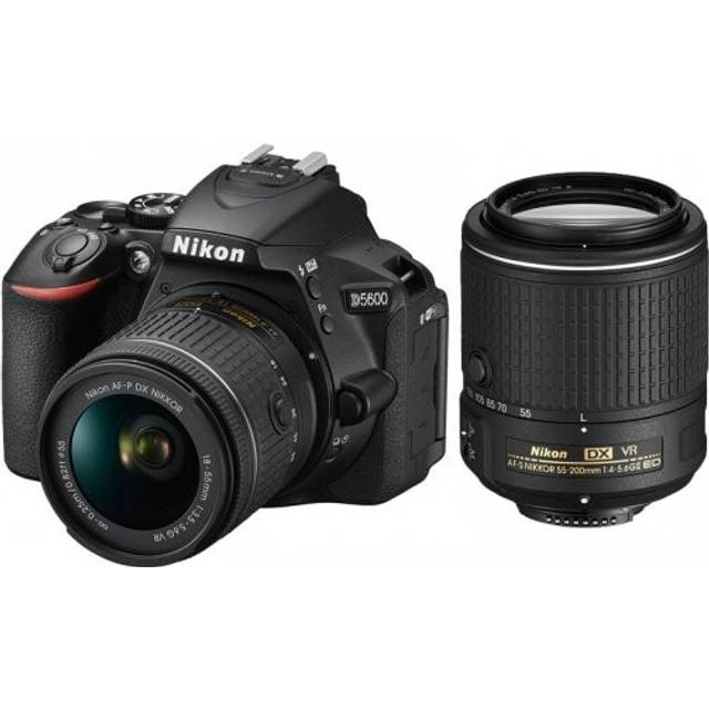 NIKON D5600 KIT AF-P 18-55MM F3.5-5.6G VR + AF-S 55-200MM F4-5.6G