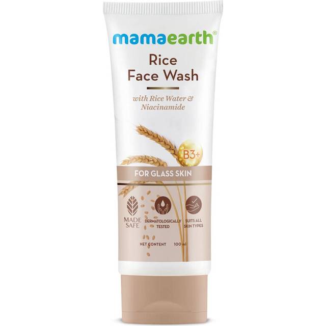 Mamaearth Rice Face Wash With Rice Water & Niacinamide - 100 ml