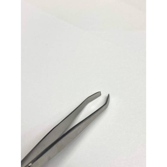 Spire Professional Eyebrow Tweezers slant Tip | Precision Hair Tweezers for Men & Women, Stainless Steel | Best for Plucking Chin Facial Hair,
