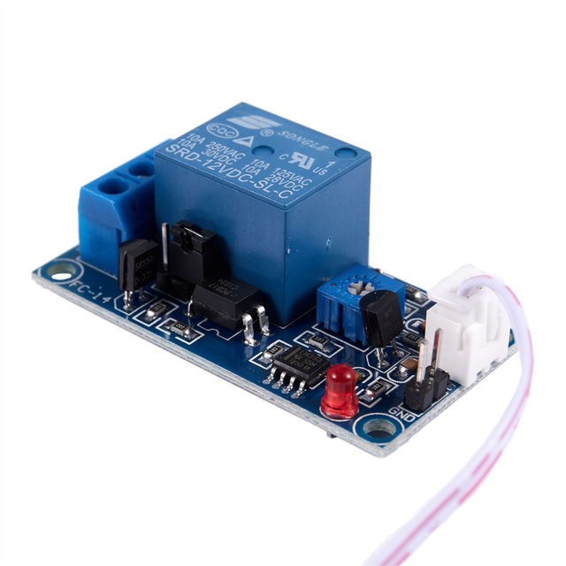 3X DC 12V Photoelectric Switch Sensor Relay Module 50mmx25mm W 2 Cable