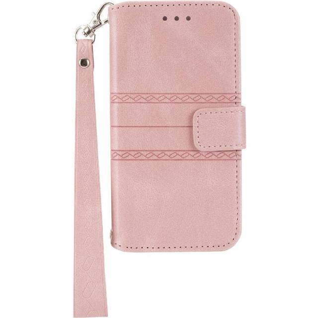 (Pink) Flip Case for Google Pixel 9a Kickstand Shockproof Protective Pu Leather Magnetic Closure Wallet Case