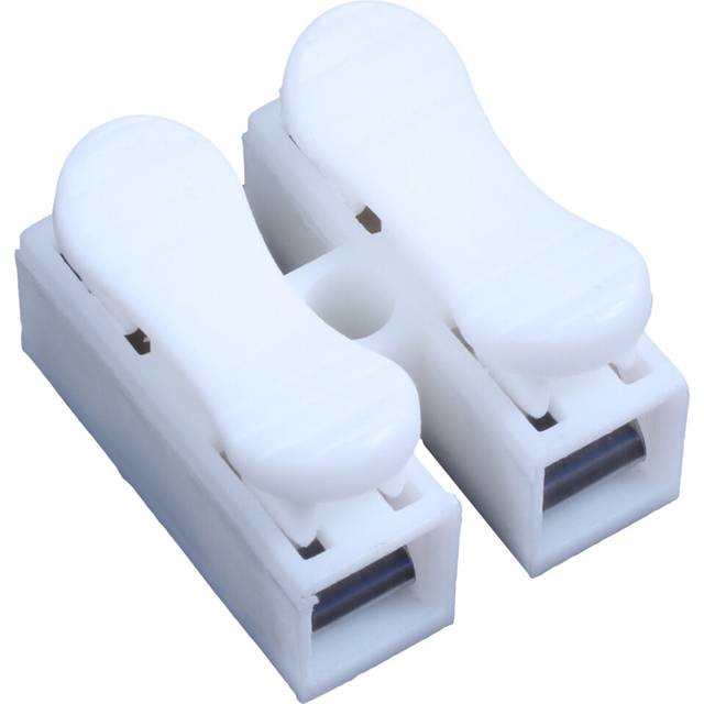50PCS CH2 Spring Quick Wire Connector Cable Clamp Terminal Block Connector for LED Strip Light