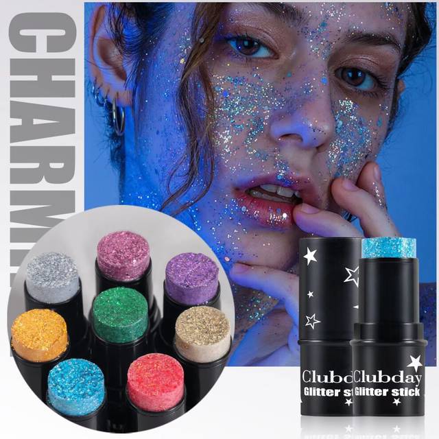 Glitter Gel Stick Multi-purpose Body Glitter Balm Flash Loose Sequins Cream Festival Stage Makeup ï»¿