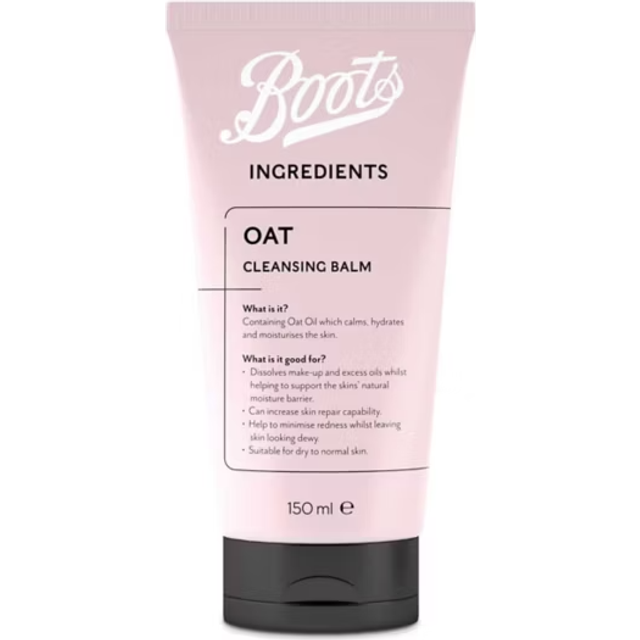 Boots Ingredients Oat Cleansing Balm 150ml