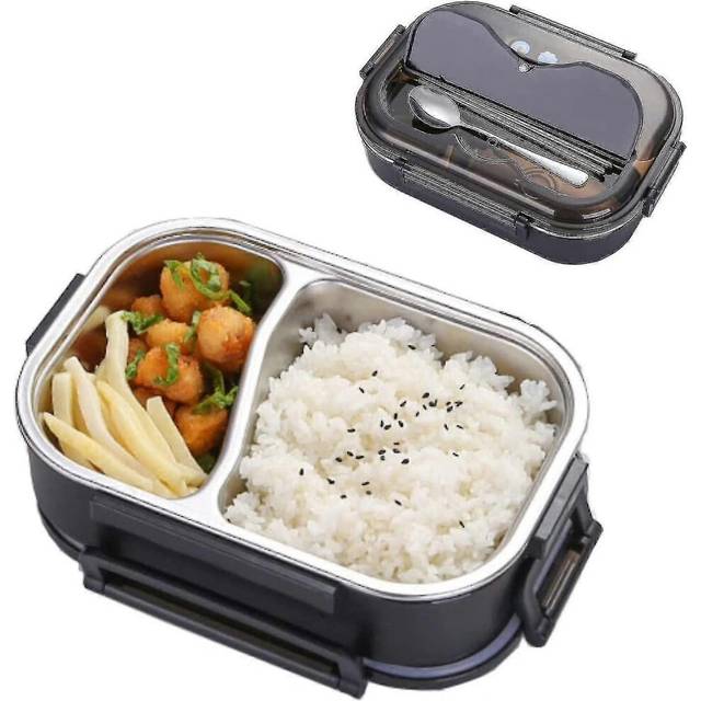 (As show, One size) 304 Stainless Steel Thermal Lunch Box Leakproof Food Storage Containers, Bento Box For Adults,men,women