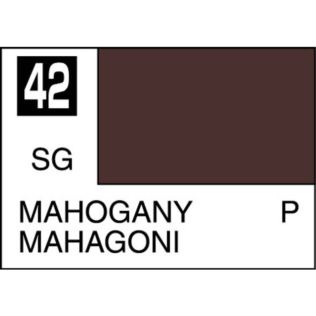Mr. Hobby Mr. Colour - 042 - Mahogany 10ml Acrylic Model Paint