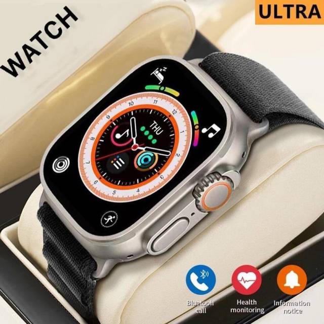 (black, 49mm) Luxury NFC Smartwatch Amoled Screen Always show Time Bluetooth Call Ultra Watch Series 10 9 Clock Men Sport Health Women Smart Watch