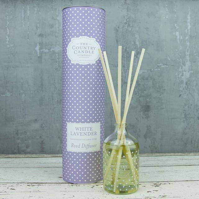 The Country Candle Company Polkadot Reed Diffuser - White Lavender