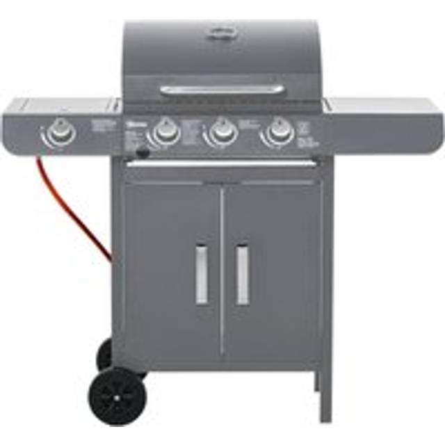 Outsunny Gas Barbecue Grill 3+1 Burner Garden BBQ Large Cooking Area Side Burner