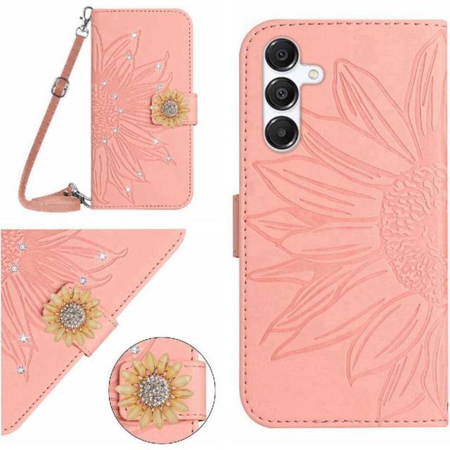 (Pink) Samsung Galaxy A26 5g Leather Wallet Case